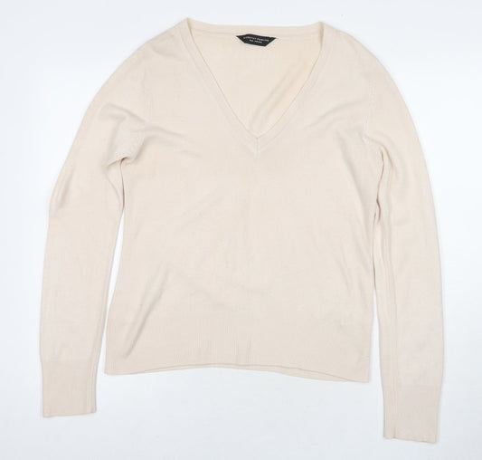 Womens UK Size 16 Dorothy Perkins Beige Pullover Jumper