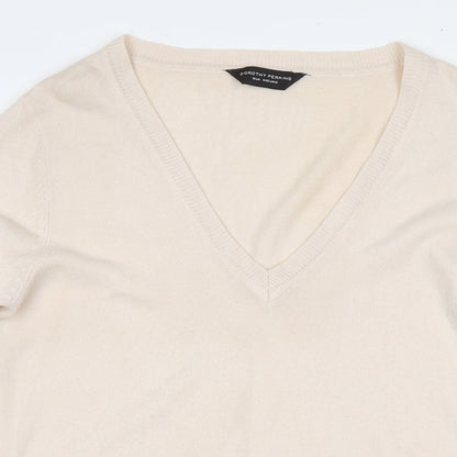 Womens UK Size 16 Dorothy Perkins Beige Pullover Jumper
