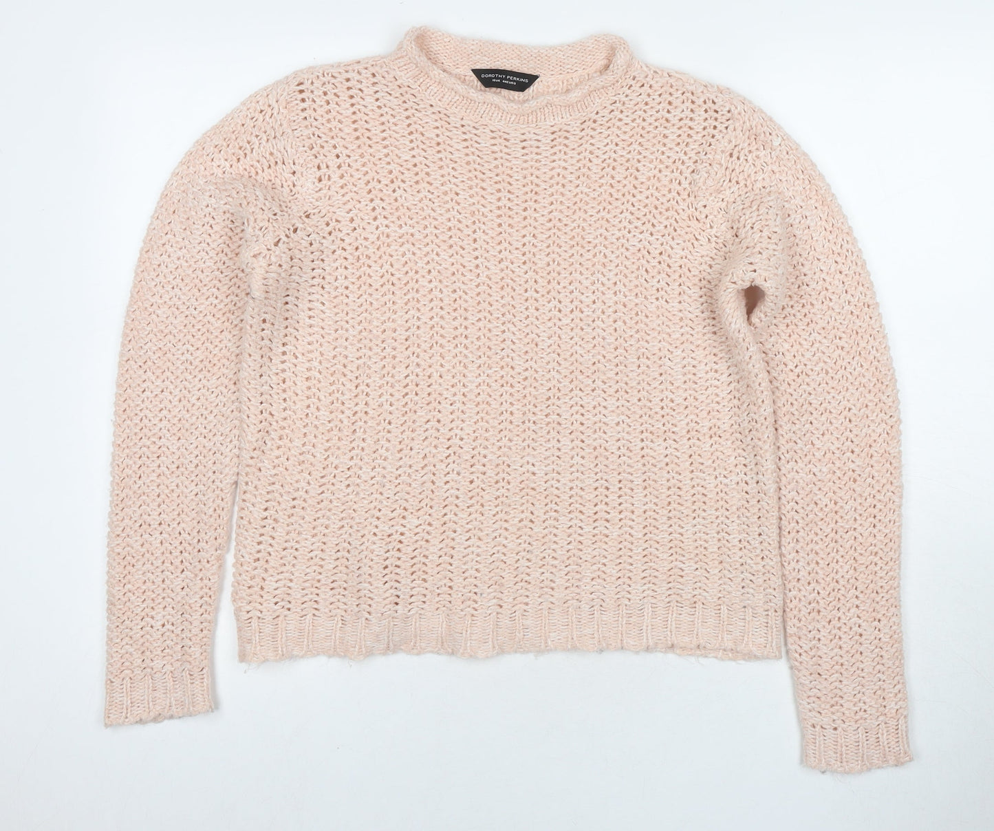 Womens UK Size 16 Dorothy Perkins Beige Pullover Jumper