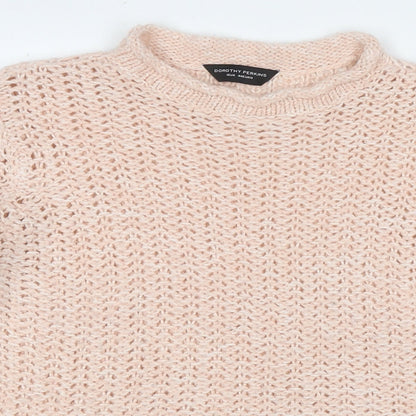 Womens UK Size 16 Dorothy Perkins Beige Pullover Jumper