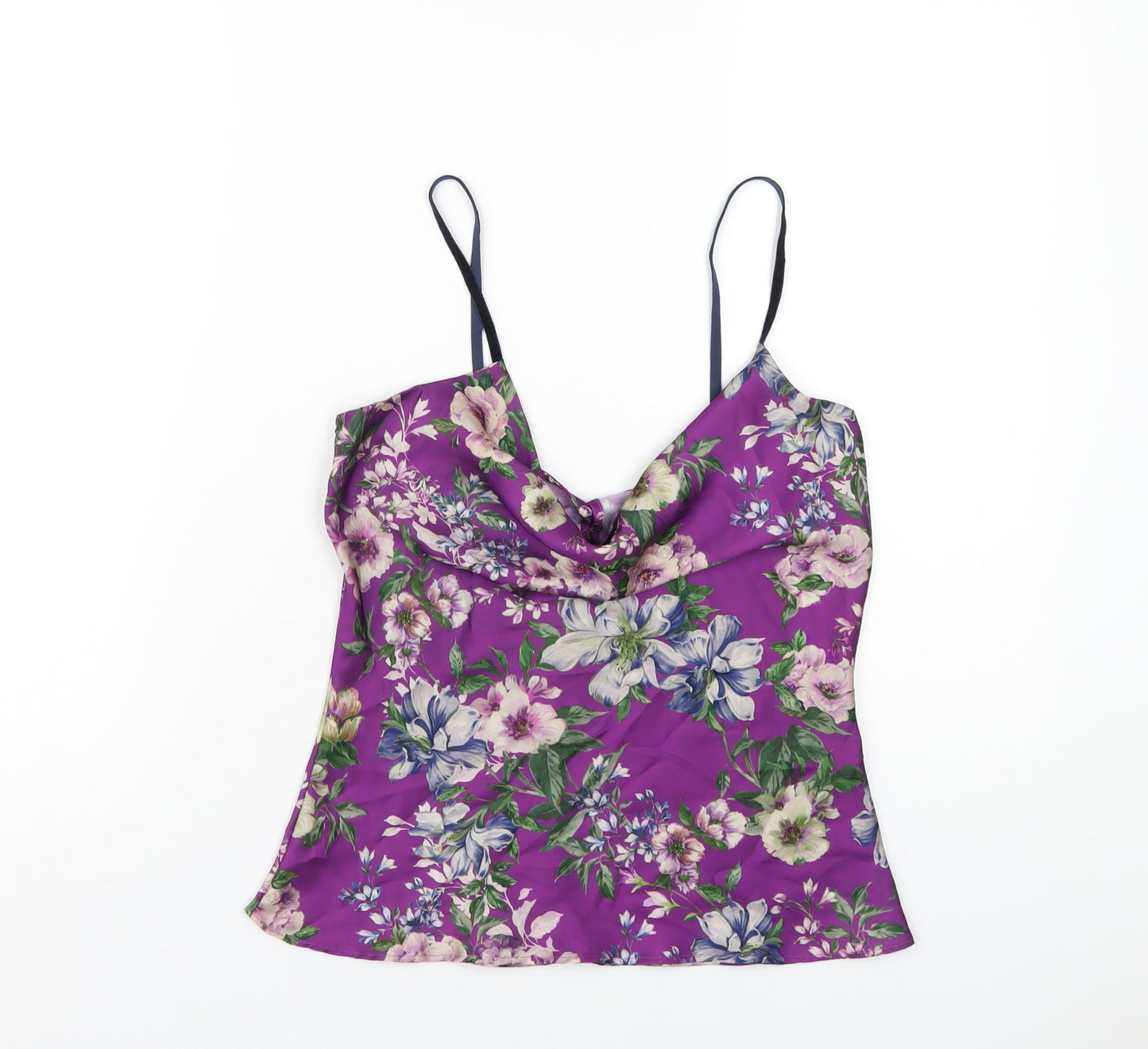 Womens UK Size XS Zara Purple Camisole T-Shirt