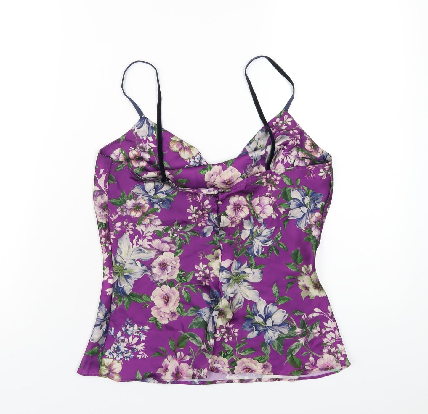 Womens UK Size XS Zara Purple Camisole T-Shirt