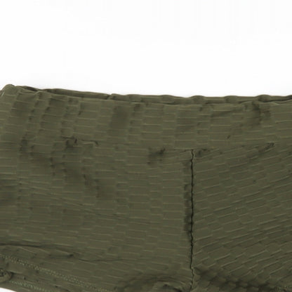 Originals Womens Green Polyester Hot Pants Shorts Size L L3 in Regular