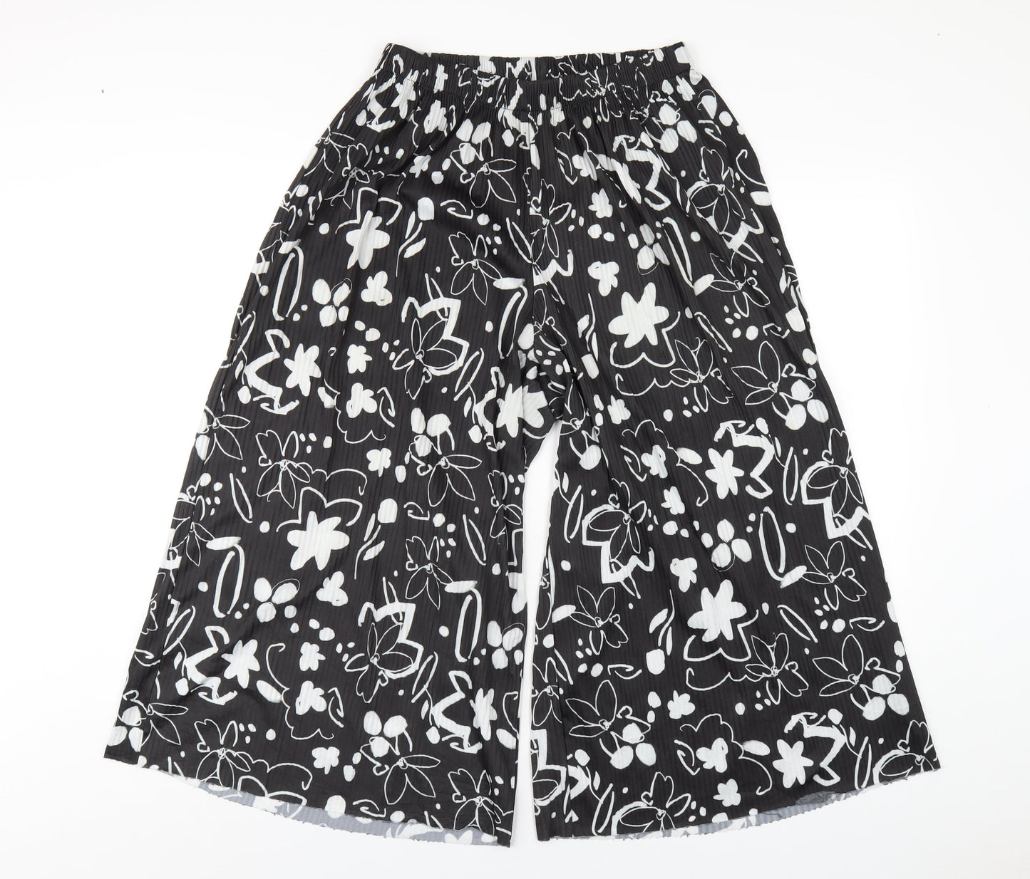 Womens UK Size 10 ASOS Regular Fit  Black Trousers