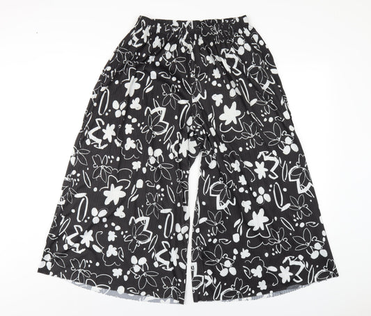 Womens UK Size 10 ASOS Regular Fit  Black Trousers