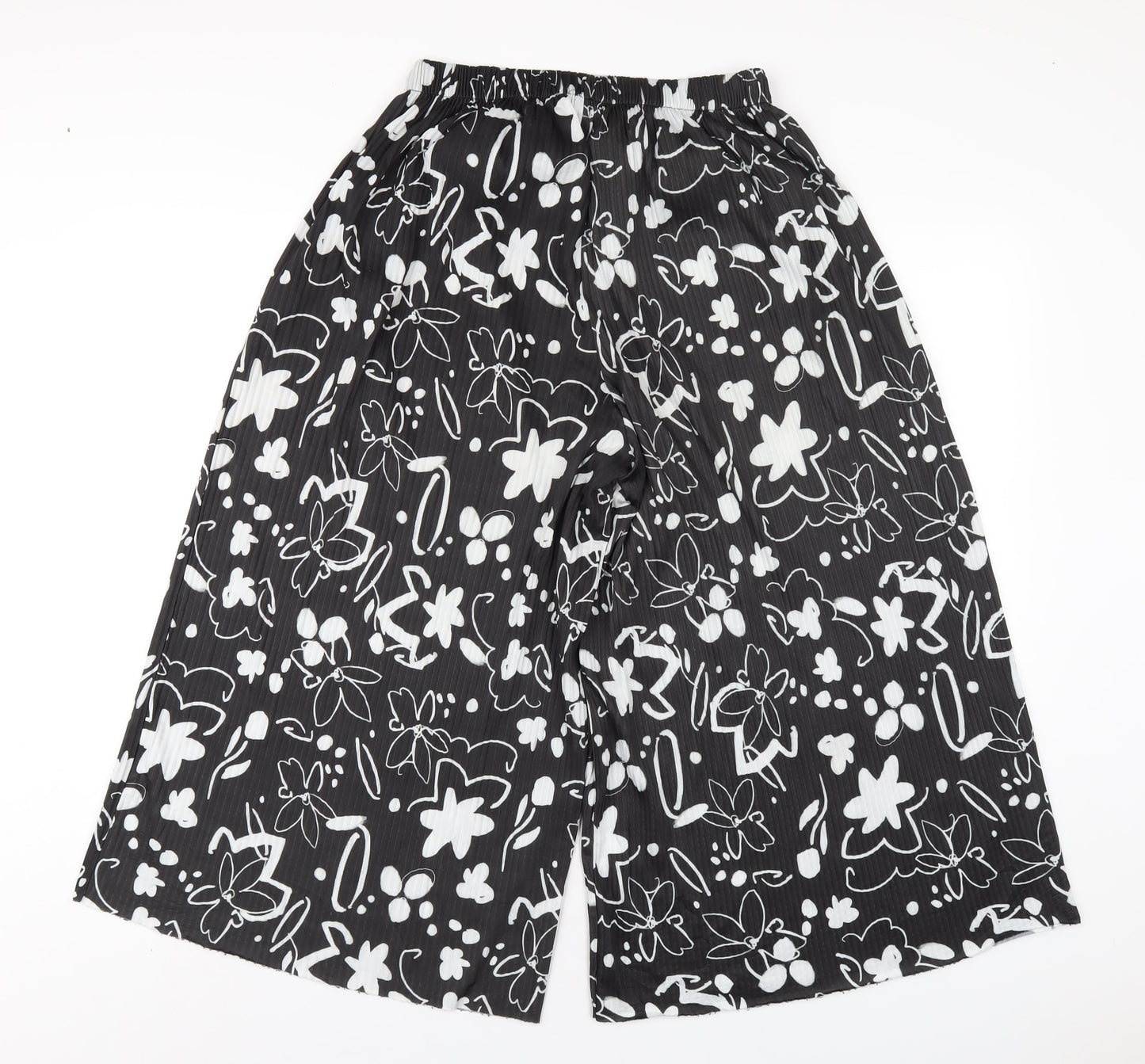 Womens UK Size 10 ASOS Regular Fit  Black Trousers