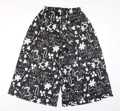Womens UK Size 10 ASOS Regular Fit  Black Trousers