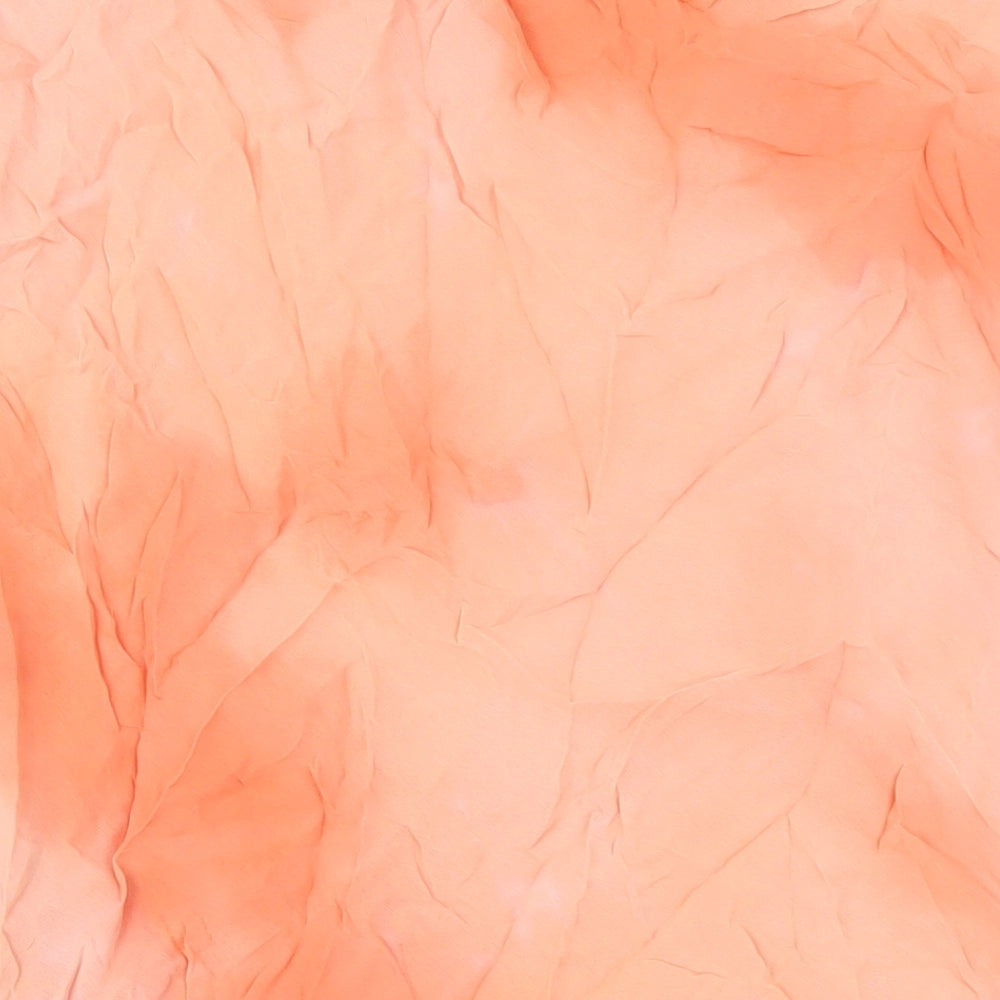 Marks and Spencer Womens Orange Viscose A-Line Skirt Size 18