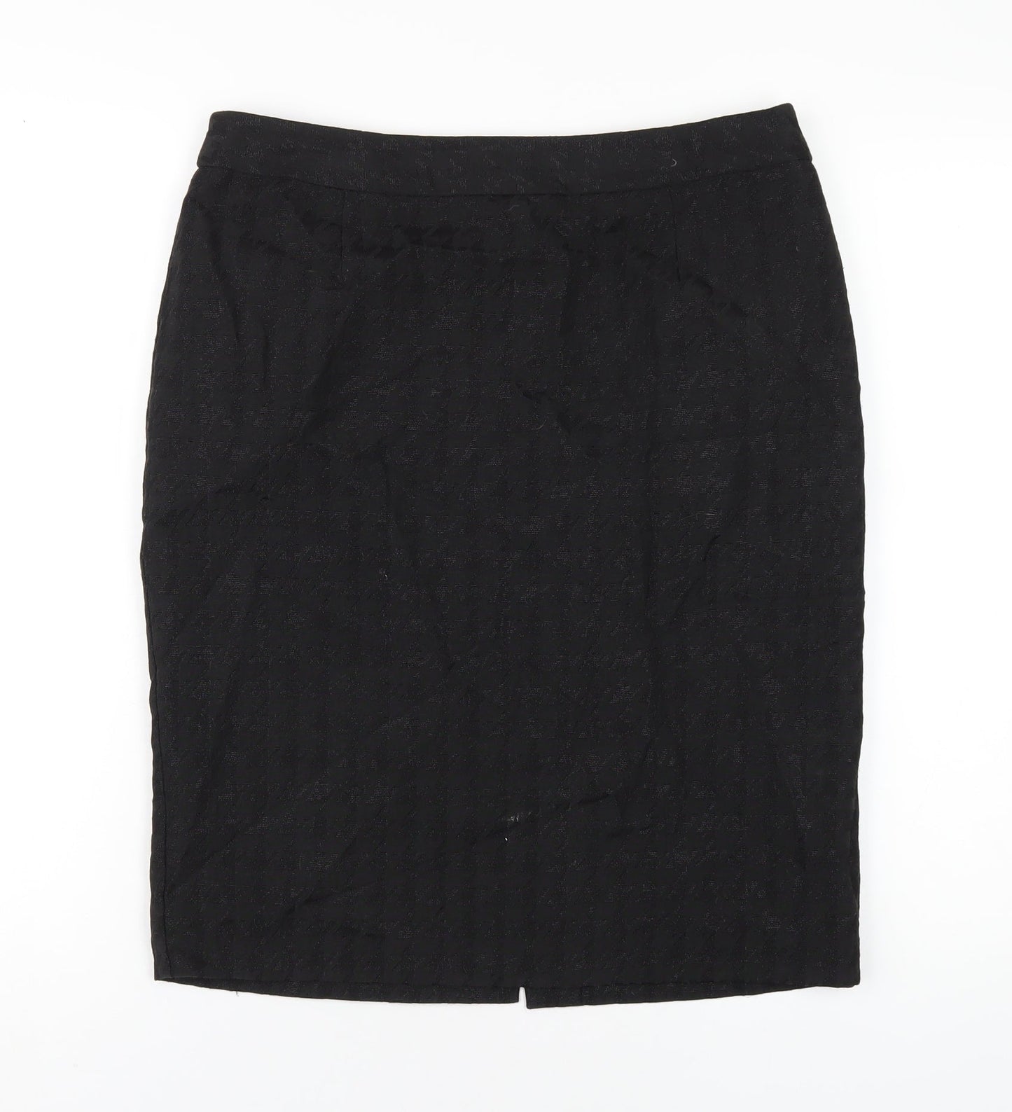 Principles Womens Black Polyester Straight & Pencil Skirt Size 12 Zip