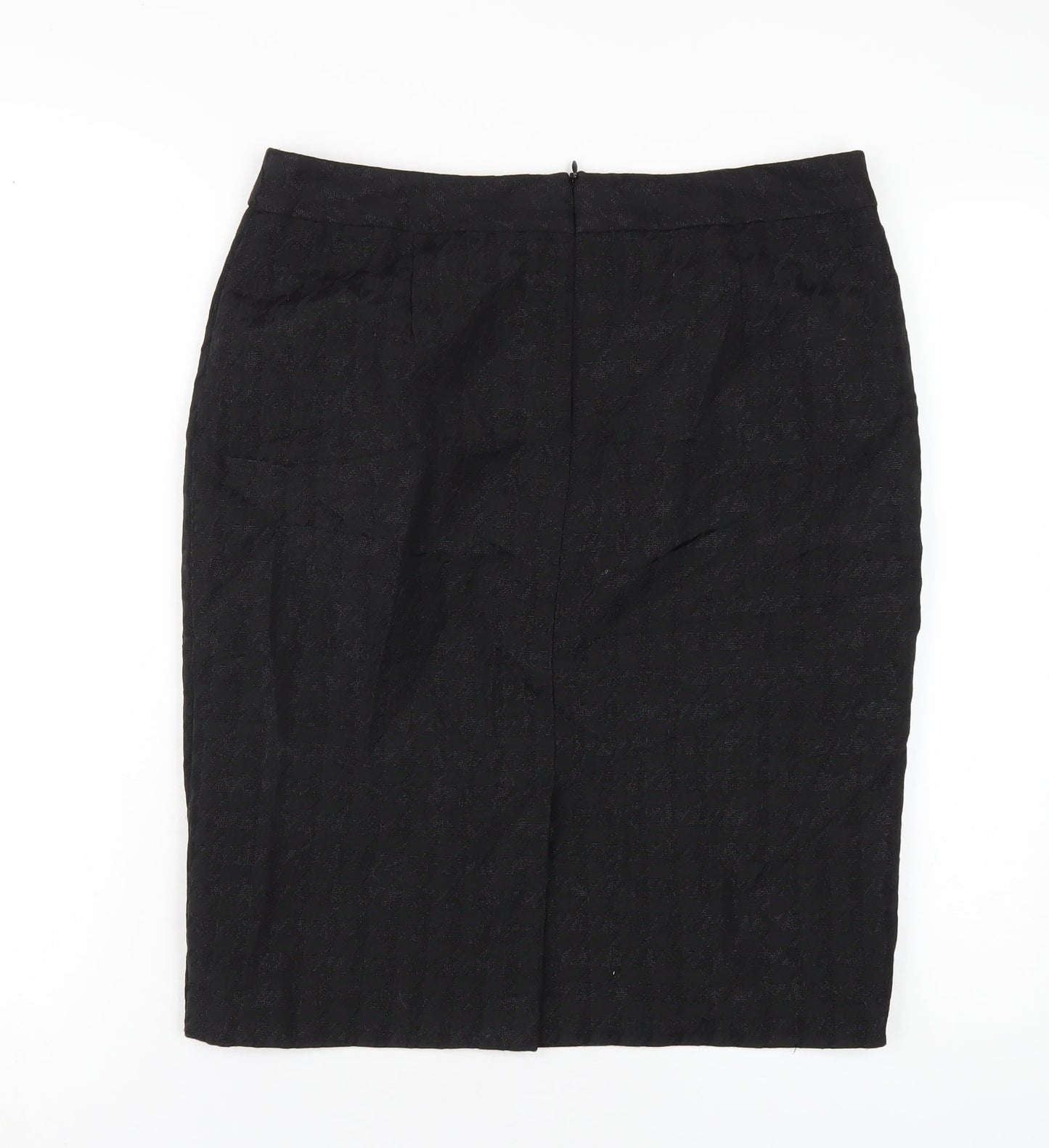 Principles Womens Black Polyester Straight & Pencil Skirt Size 12 Zip
