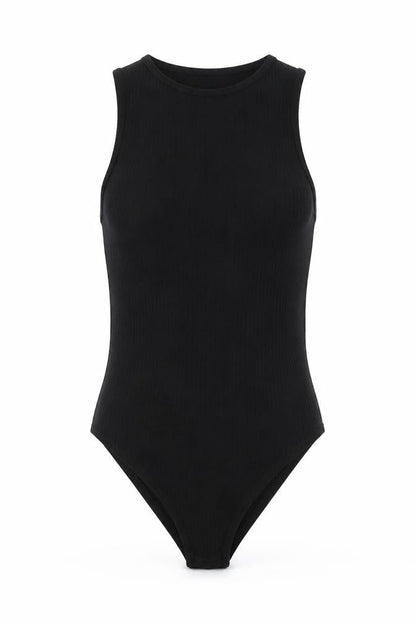 Nasty Gal Womens Black Polyester Bodysuit One-Piece Size 14 Snap
