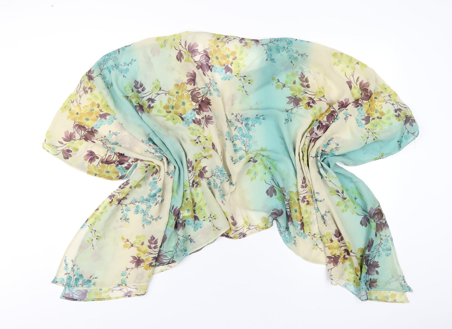 Womens UK Size 12 River Island Multicoloured Kimono T-Shirt