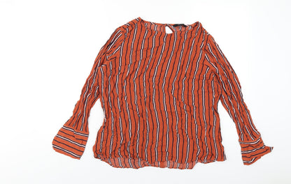 Womens UK Size 18 NEXT Orange Basic T-Shirt