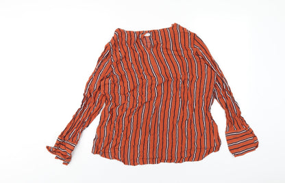 Womens UK Size 18 NEXT Orange Basic T-Shirt