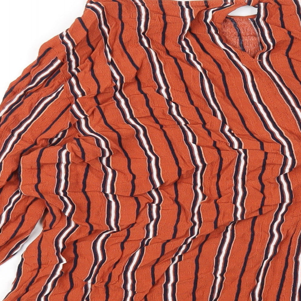 Womens UK Size 18 NEXT Orange Basic T-Shirt