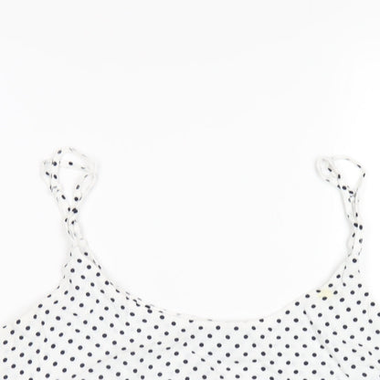 Womens UK Size 16 Topshop White Camisole T-Shirt
