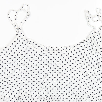 Womens UK Size 16 Topshop White Camisole T-Shirt