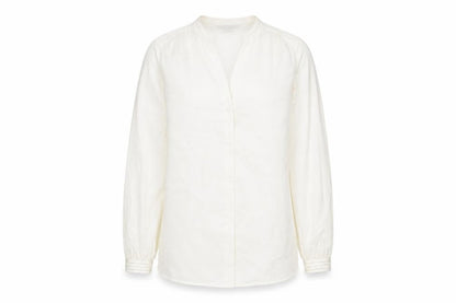 Womens UK Size 8 H&M Ivory Basic Button-Up