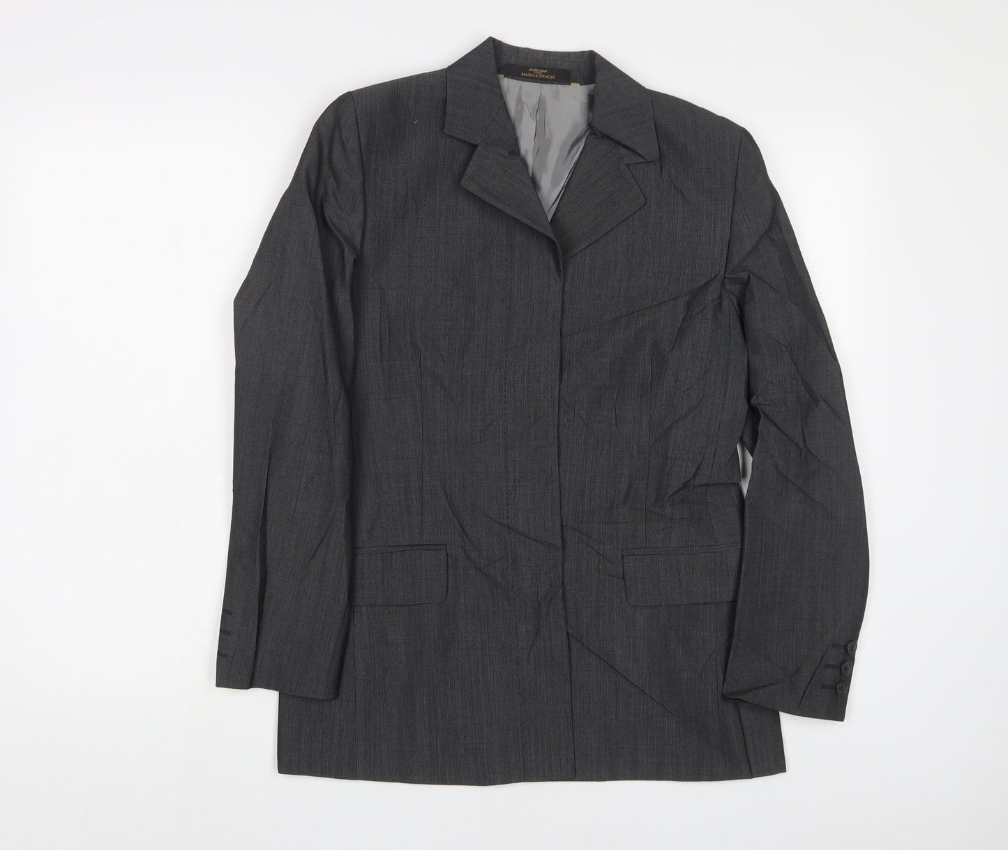 Womens UK Size 8 St Michael Grey Jacket