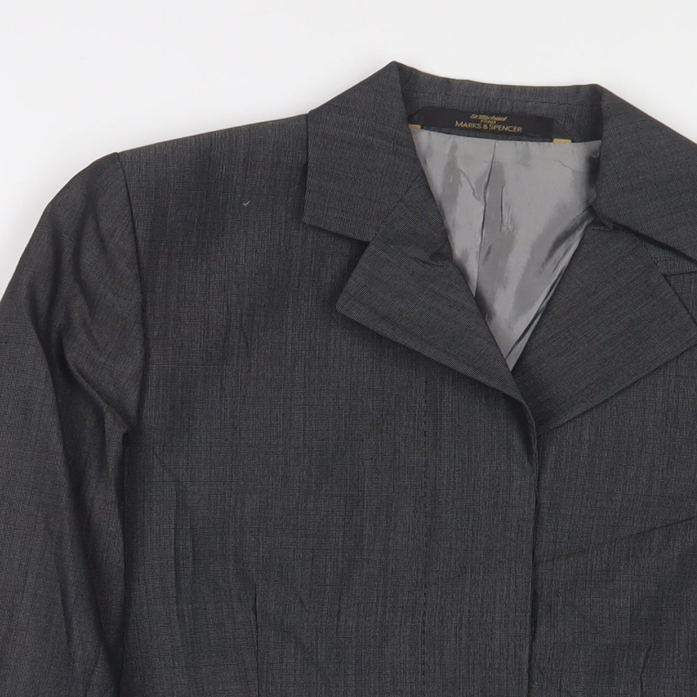Womens UK Size 8 St Michael Grey Jacket