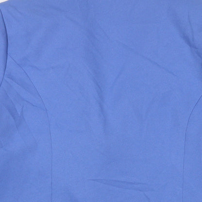 Damart Womens Blue Jacket Blazer Size 18 Button