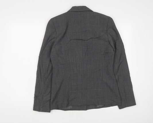 Mexx Womens Grey Jacket Blazer Size 12 Button