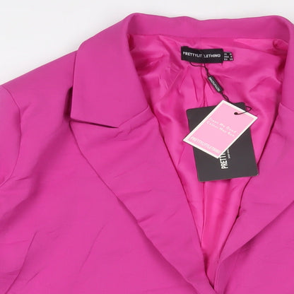 Womens UK Size 8 PRETTYLITTLETHING Pink Jacket