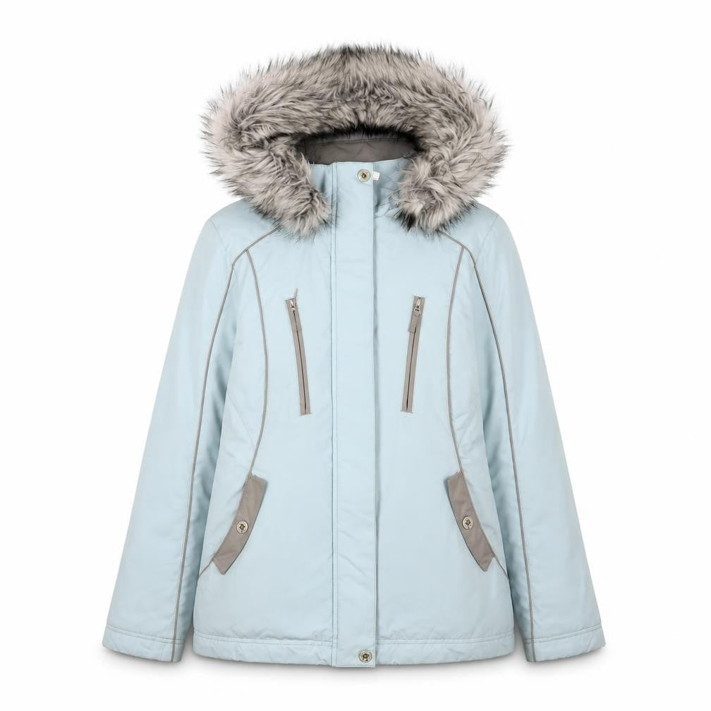 Womens UK Size S Per Una Blue Parka Coat