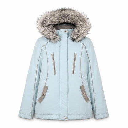 Womens UK Size S Per Una Blue Parka Coat