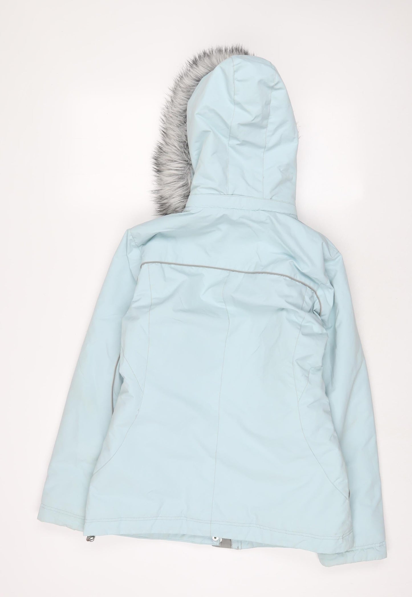 Womens UK Size S Per Una Blue Parka Coat