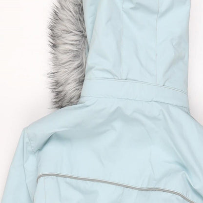 Womens UK Size S Per Una Blue Parka Coat