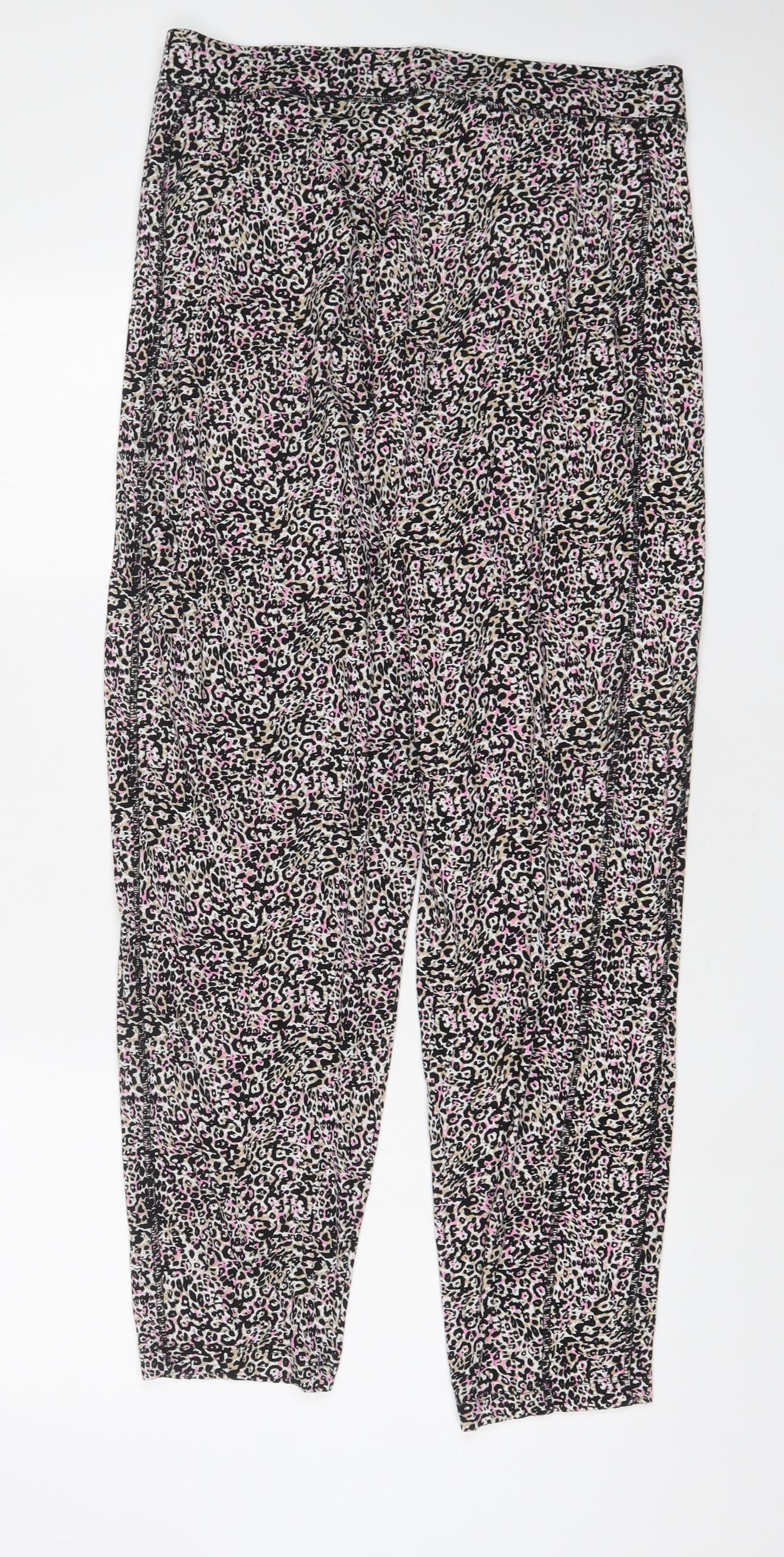 Womens UK Size 14 Marks and Spencer Regular Fit  Multicoloured Trousers