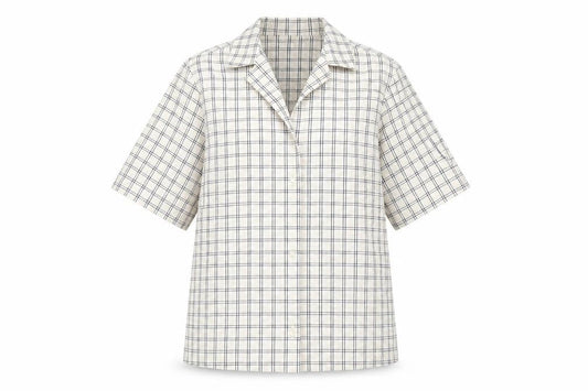 ASOS' Womens Multicoloured Plaid Cotton Basic Button-Up Size 8 Collared - Oversized