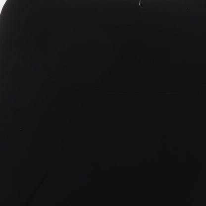 Sticky Fingers Womens Black Polyester A-Line Skirt Size 16 Zip
