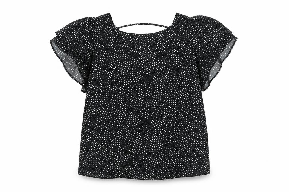 Womens UK Size 14 Dorothy Perkins Black Basic Blouse