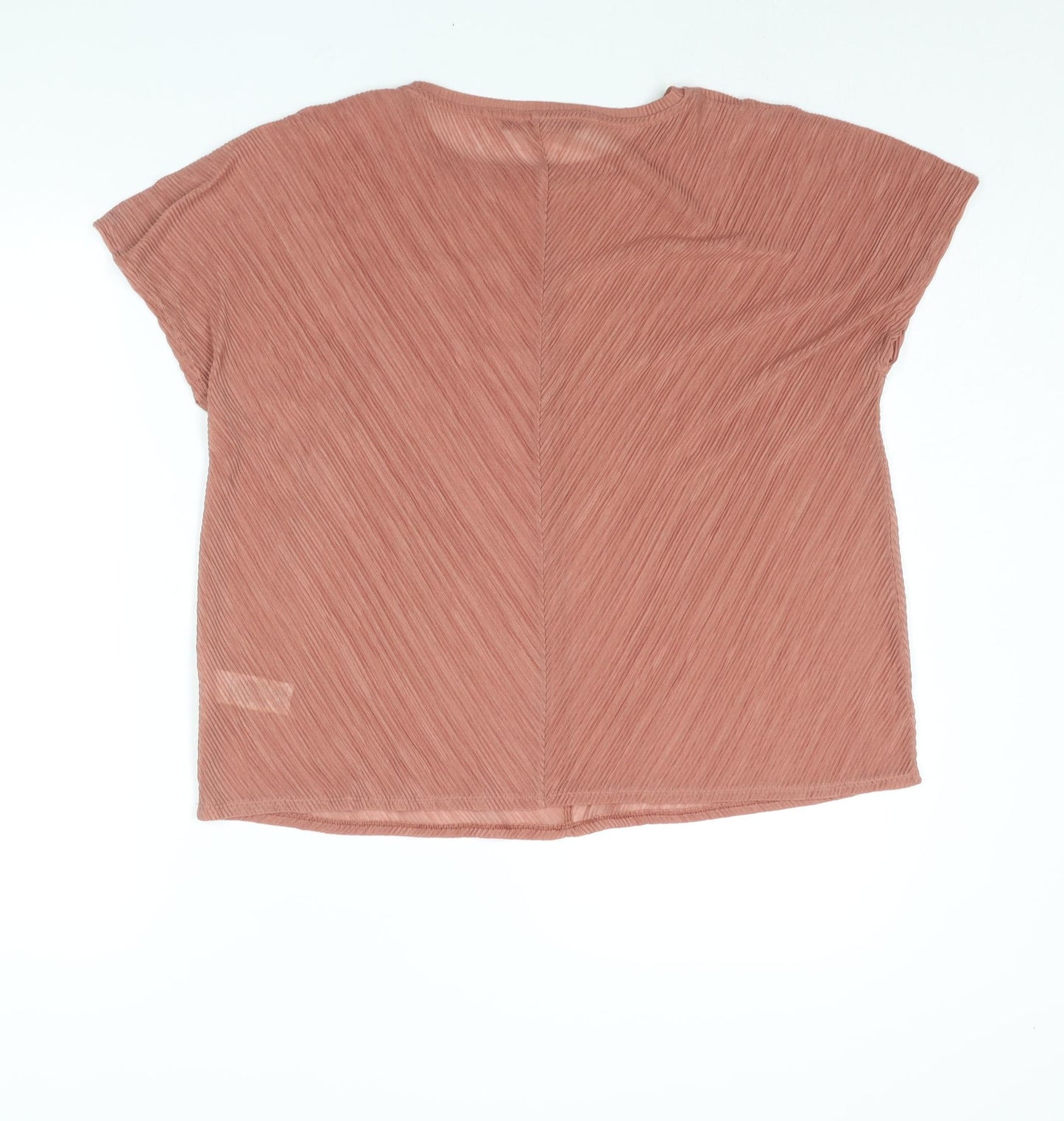 Womens UK Size 14 Marks and Spencer Pink Basic Blouse