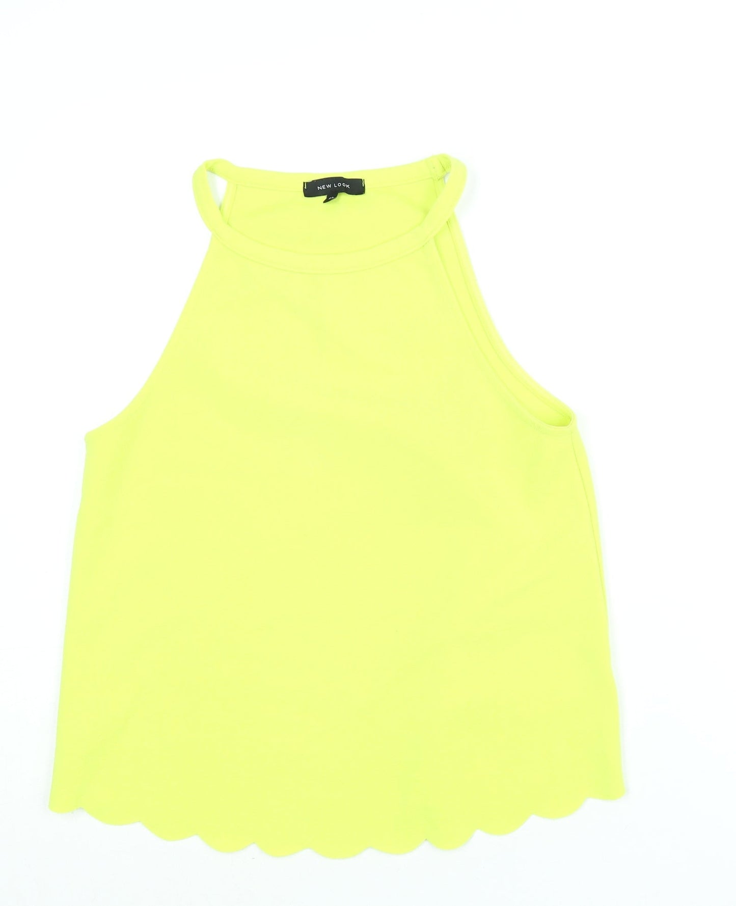 Womens UK Size 12 New Look Yellow Camisole Blouse