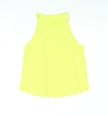 Womens UK Size 12 New Look Yellow Camisole Blouse