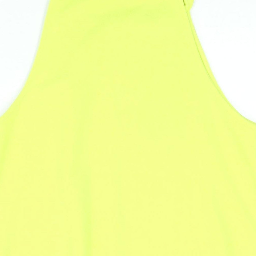 Womens UK Size 12 New Look Yellow Camisole Blouse