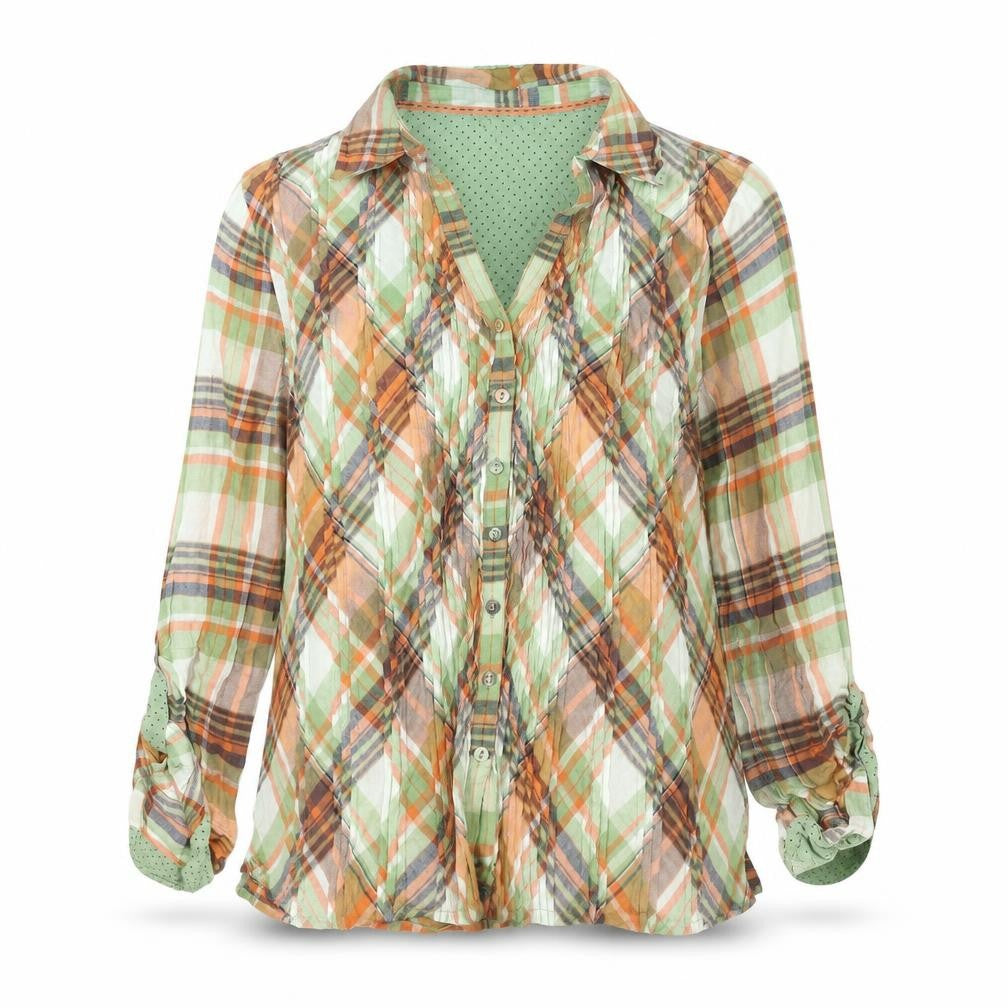 Womens UK Size 12 Per Una Multicoloured Basic Button-Up