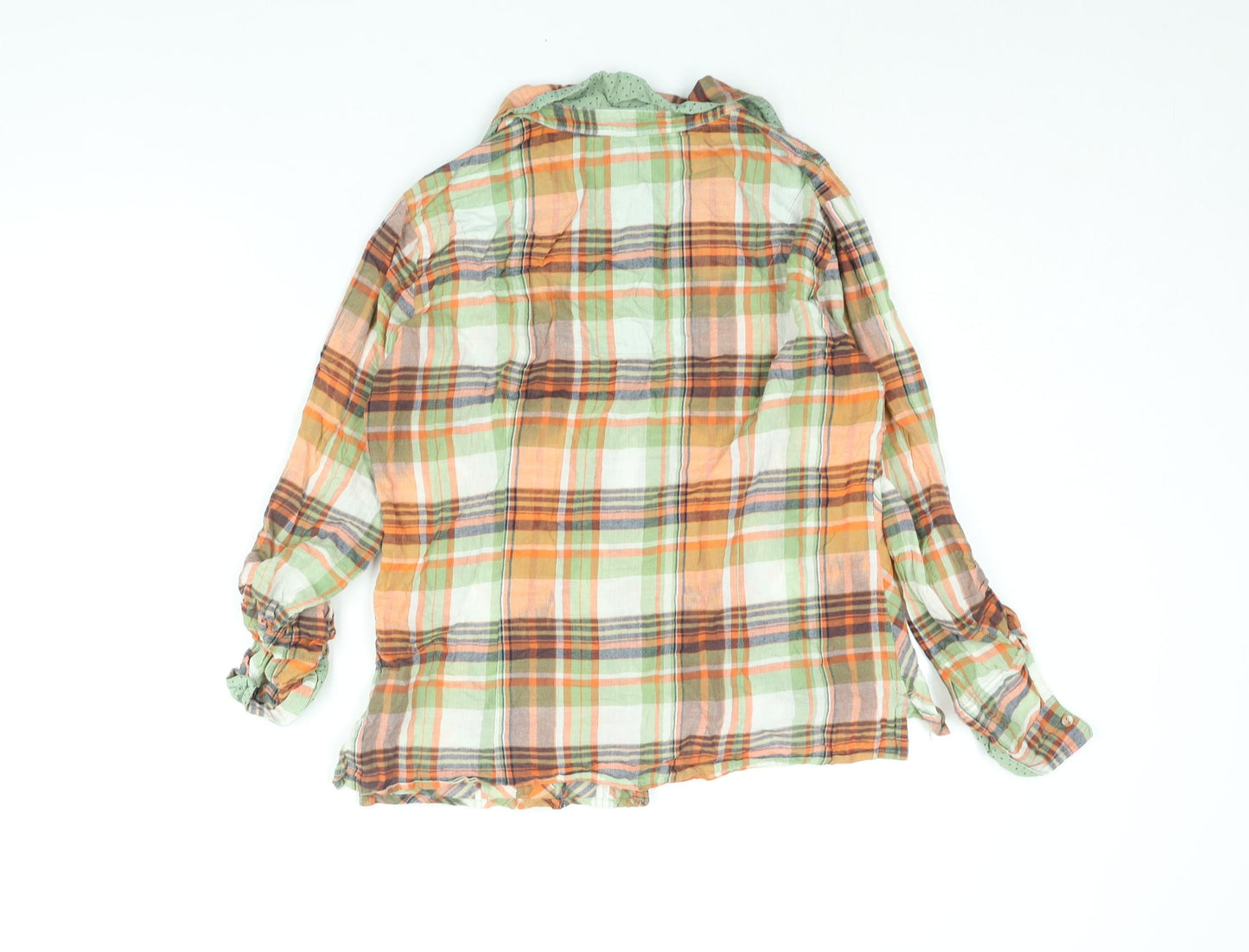 Womens UK Size 12 Per Una Multicoloured Basic Button-Up