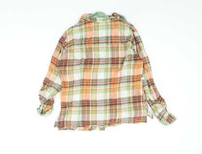 Womens UK Size 12 Per Una Multicoloured Basic Button-Up