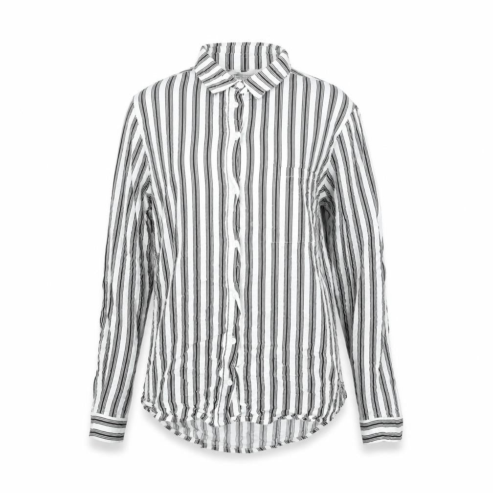 Womens UK Size 6 Divided by H&M White Basic Button-Up