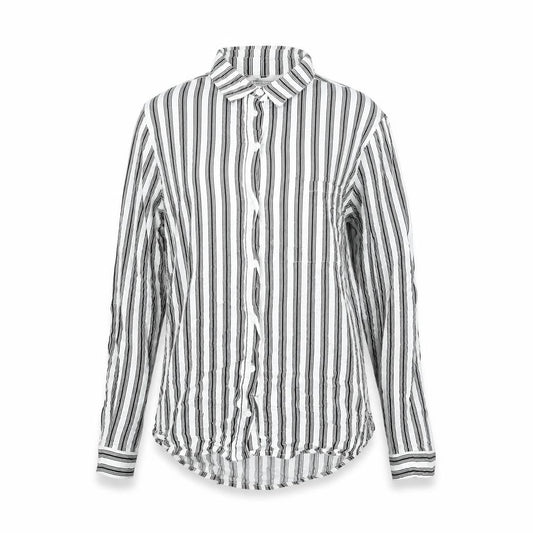 Womens UK Size 6 Divided by H&M White Basic Button-Up