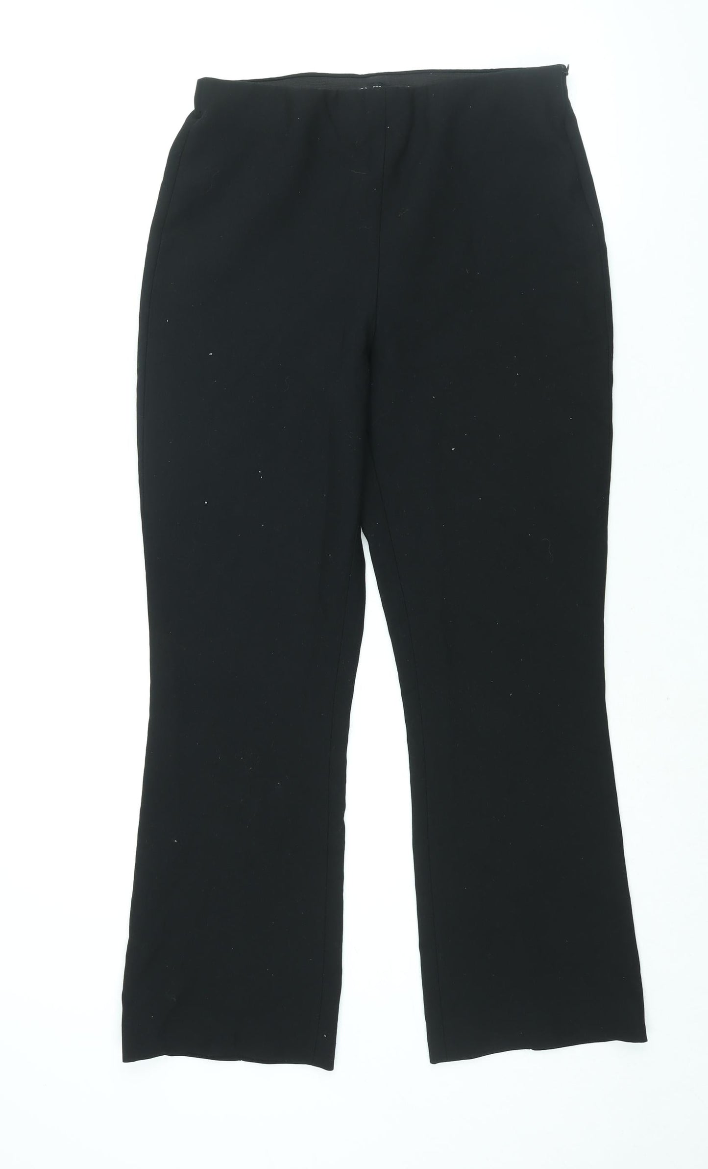 Womens UK Size M Zara Regular Fit  Black Trousers