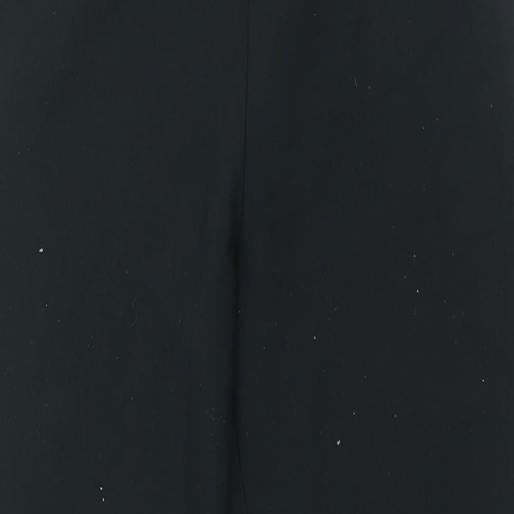 Womens UK Size M Zara Regular Fit  Black Trousers