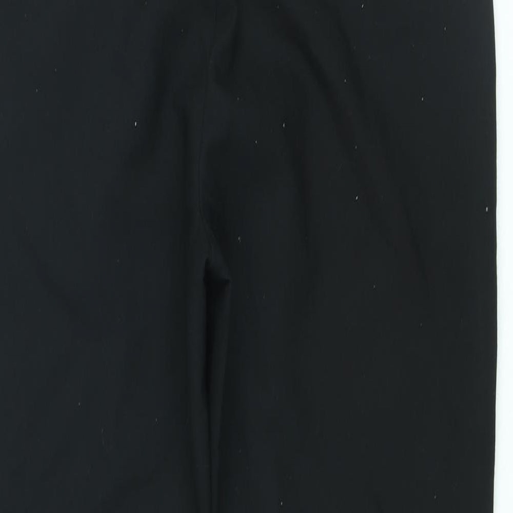 Womens UK Size M Zara Regular Fit  Black Trousers