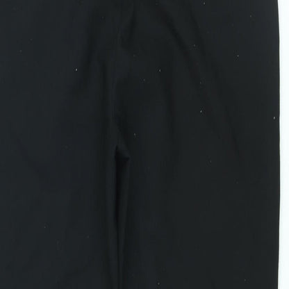 Womens UK Size M Zara Regular Fit  Black Trousers
