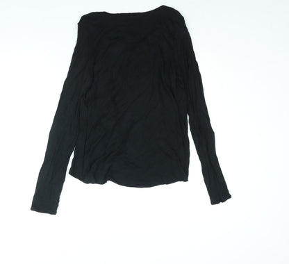 Womens UK Size 12 NEXT Black Basic Blouse