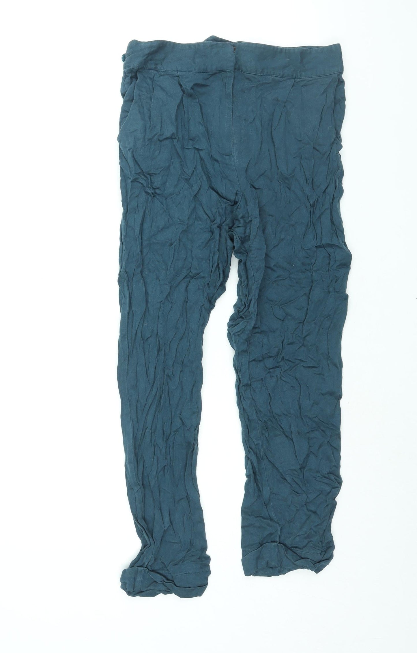 Womens UK Size 8 Oliver Bonas Regular Fit  Blue Trousers